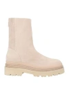 Lola Cruz Woman Ankle Boots Light Grey Size 8 Leather