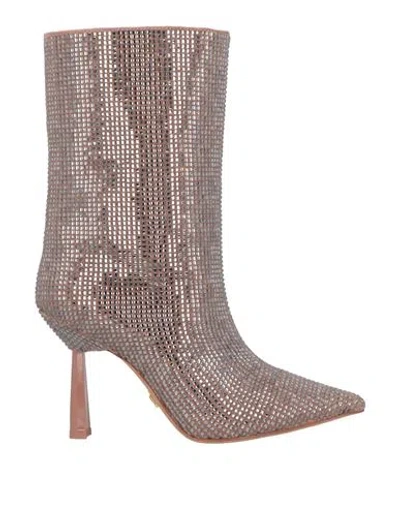 Lola Cruz Woman Ankle Boots Pastel Pink Size 8 Leather