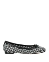 Lola Cruz Woman Ballet Flats Black Size 6 Textile Fibers In Black