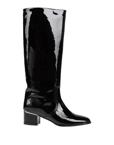 Lola Cruz Woman Boot Black Size 8 Leather