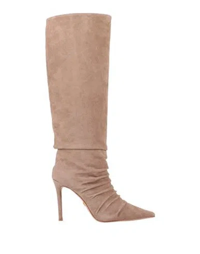 Lola Cruz Woman Boot Dove Grey Size 8 Leather