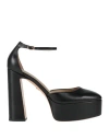 Lola Cruz Woman Pumps Black Size 11 Leather In Black