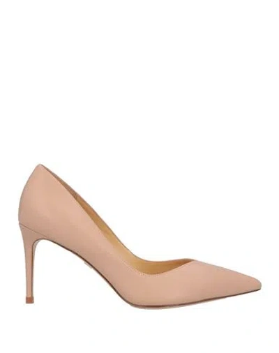 Lola Cruz Woman Pumps Blush Size 8 Leather In Pink