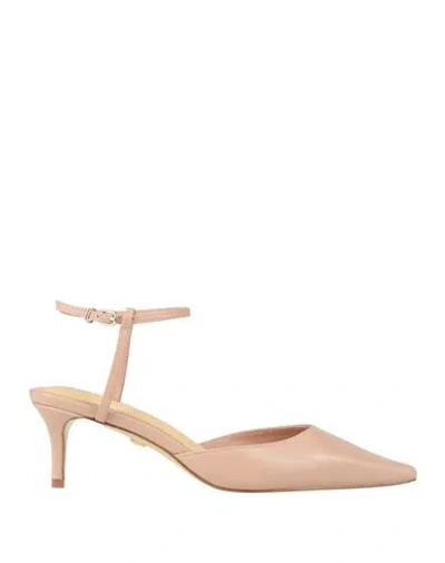 Lola Cruz Woman Pumps Blush Size 8 Leather In Pink