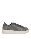 Lola Cruz Woman Sneakers Grey Size 8 Leather