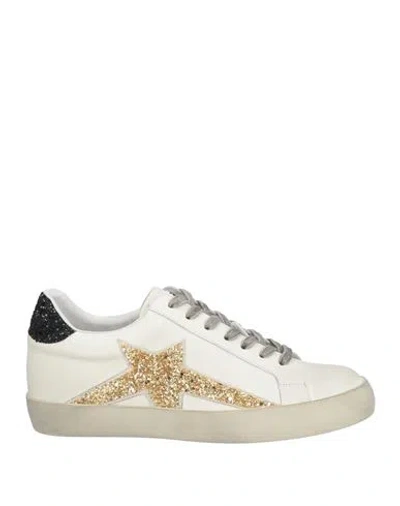 Lola Cruz Woman Sneakers Off White Size 8 Leather