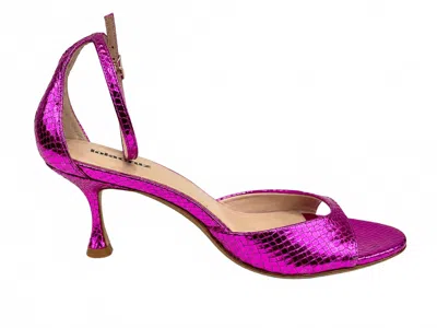 Lola Cruz Women's Bonita Open Toe Heel In Purple