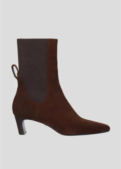 Lola Cruz Women's Richie Ankle Boots In Brown Suede In Multi