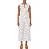 Lola Dean Womens Printed Denim Jumpsuit In Multi