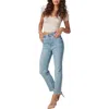 Lola Denver Womens Pocket Denim Straight Leg Jeans In Multi