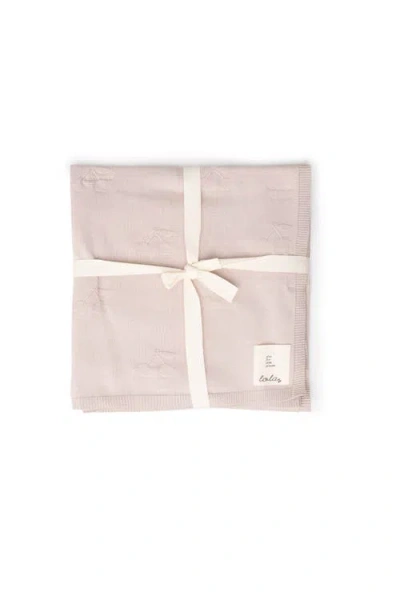 Lola Babies'  Girl Cherry Print Blanket In Pink