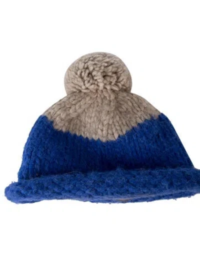 Pre-owned Lola Hats Baby Alpaca Patterned Beanie In Multi