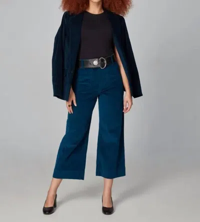 Lola Hats Monaco Corduroy Blazer In Ensign Blue