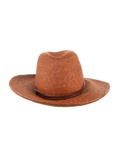 Pre-owned Lola Hats Straw Cowboy Hat In Multi