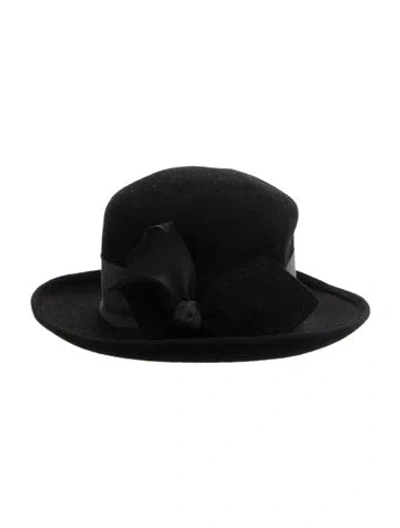 Pre-owned Lola Hats Sun Hat In Black