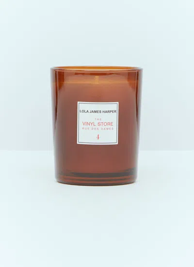 Lola James Harper 4 The Vinyl Store On Rue Des Dames Candle In Brown
