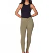 Lola Jeans Alexa High Rise Skinny Jeans In Dark Khaki In Nude