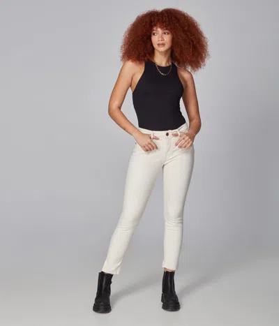 Lola Jeans Alexa-ivry High Rise Skinny Jeans In Multi