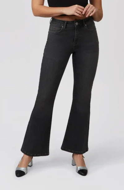 Lola Jeans Alice High Rise Flare Jeans In Grey Moonstone