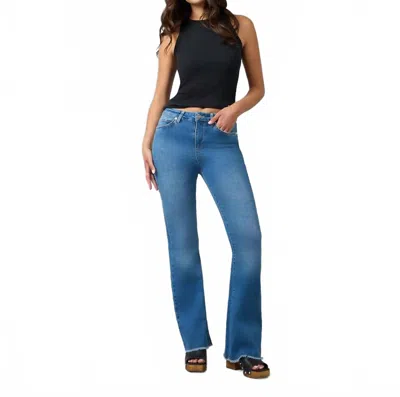 Lola Jeans Alice High Rise Flare Jeans In Blue
