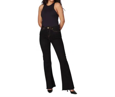 Lola Jeans Alice High Rise Flare Jeans In Forever Black