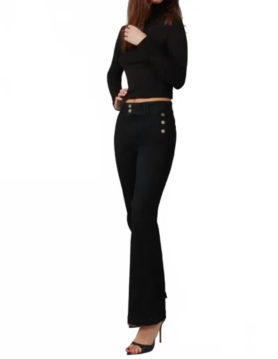 Lola Jeans Alice High-waisted Jeans In Onyx Black