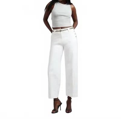 Lola Jeans Colette High Rise Wide Leg Jean In White