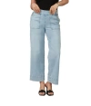 Lola Jeans Women's Colette-cm High Rise Wide Leg Jeans In Cool Mist
