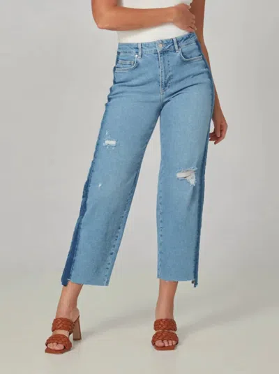 Lola Jeans Edison High Rise Jean In True Denim In Blue