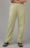 Lola Jeans Elena High Rise Pull On Trouser In Sage In Multi