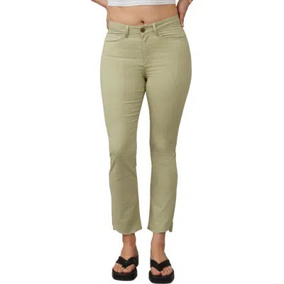 Lola Jeans Kate High Rise Slim Jeans In Sage