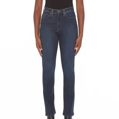 Lola Jeans Kate High Rise Straight Jeans In Blue