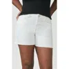 Lola Jeans Liana High Rise Shorts In White