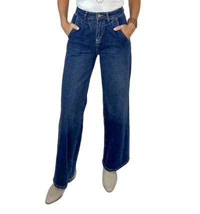LOLA JEANS MIA HIGH-RISE WIDE LEG JEANS IN NIGHT SKY