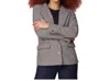 Lola Jeans Monaco Tweed Blazer In Calm Tweed In Multi