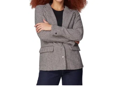 Lola Jeans Monaco Tweed Blazer In Calm Tweed In Multi