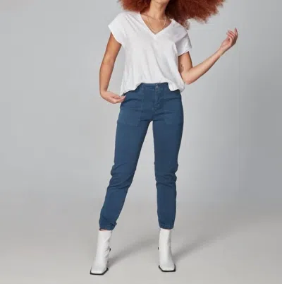 Lola Jeans Olivia High Rise Joggers In Ensign Blue In Multi