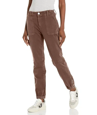 Lola Jeans Olivia Jogger Jeans In Rain Drum In Brown