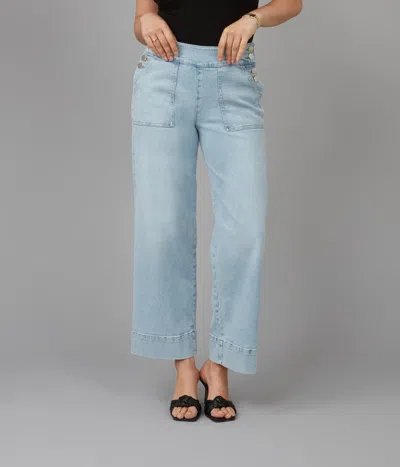 Lola Jeans Women's Colette-cm High Rise Wide Leg Jeans In Multi