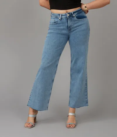 Lola Jeans Women's Colette-vib High Rise Wide Leg Jeans In Multi