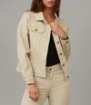 Lola Jeans Women's Gabriella-sand Classic Denim Jacket