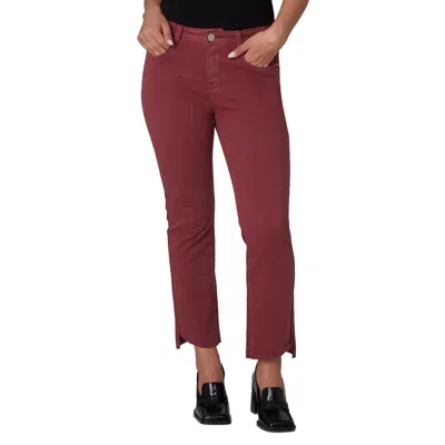 Lola Jeans Women's Kate-mo High Rise Slim Jeans In Red