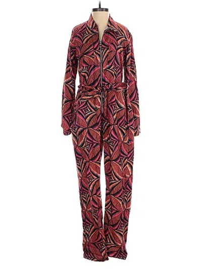 Pre-owned Lola Jumpsuit In Red