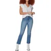 Lola Kate Womens Pocket Denim Straight Leg Jeans In Multi