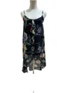 Lola Made In Italy Women's Floral Print High Low Tunic Top In Multicolor In Multi