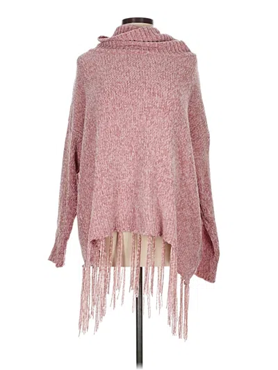 Pre-owned Lola Poncho In Pink