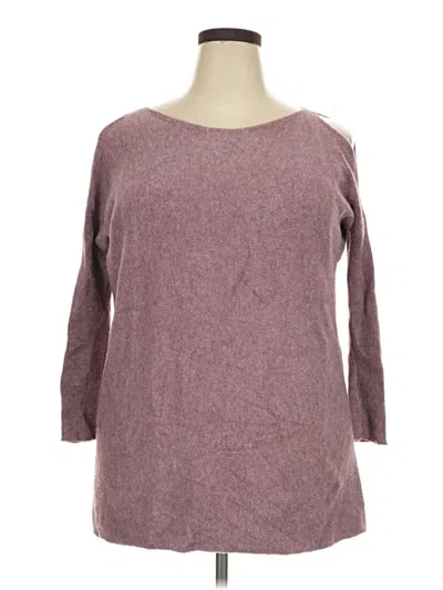 Pre-owned Lola Pullover Sweater In Burgundy