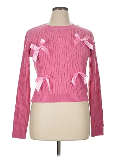 Pre-owned Lola Pullover Sweater In Pink
