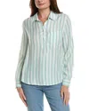 Lola River Stripe Shirt In Green