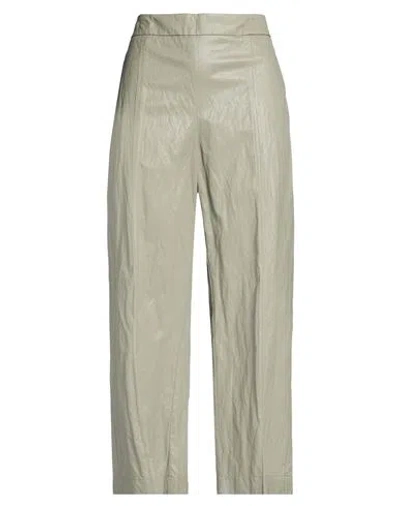 Lola Sandro Ferrone Woman Pants Military Green Size M Viscose, Polyester, Cotton, Metal